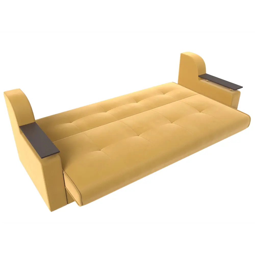 Фото 7 Диван-книжка Сенатор Лига диванов 107334 208x87x80 см микровельвет цвет желтый Фото 7 Диван-книжка Сенатор Лига диванов 107334 208x87x80 см микровельвет цвет желтый