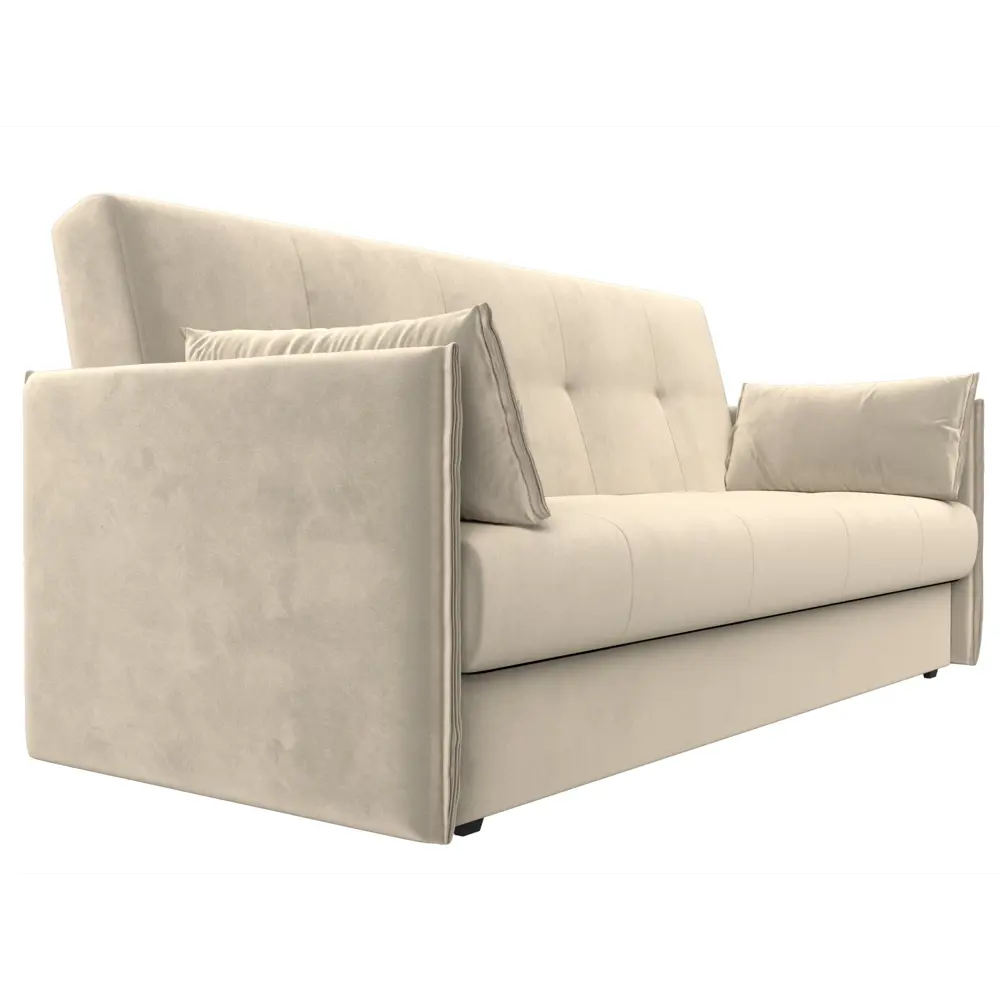 Фото 4 Диван-книжка Лига-018 Лига диванов 117851 192x90x83 см микровельвет цвет бежевый