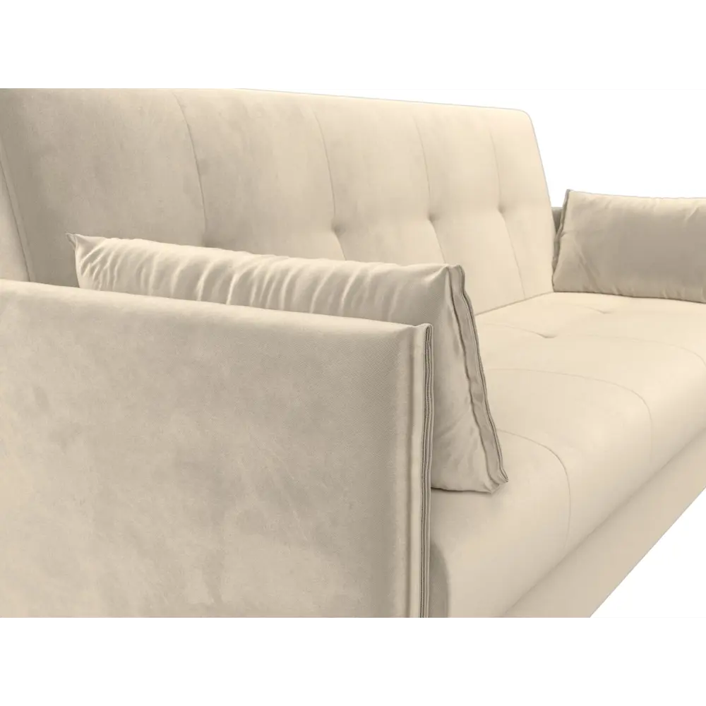 Фото 5 Диван-книжка Лига-018 Лига диванов 117851 192x90x83 см микровельвет цвет бежевый