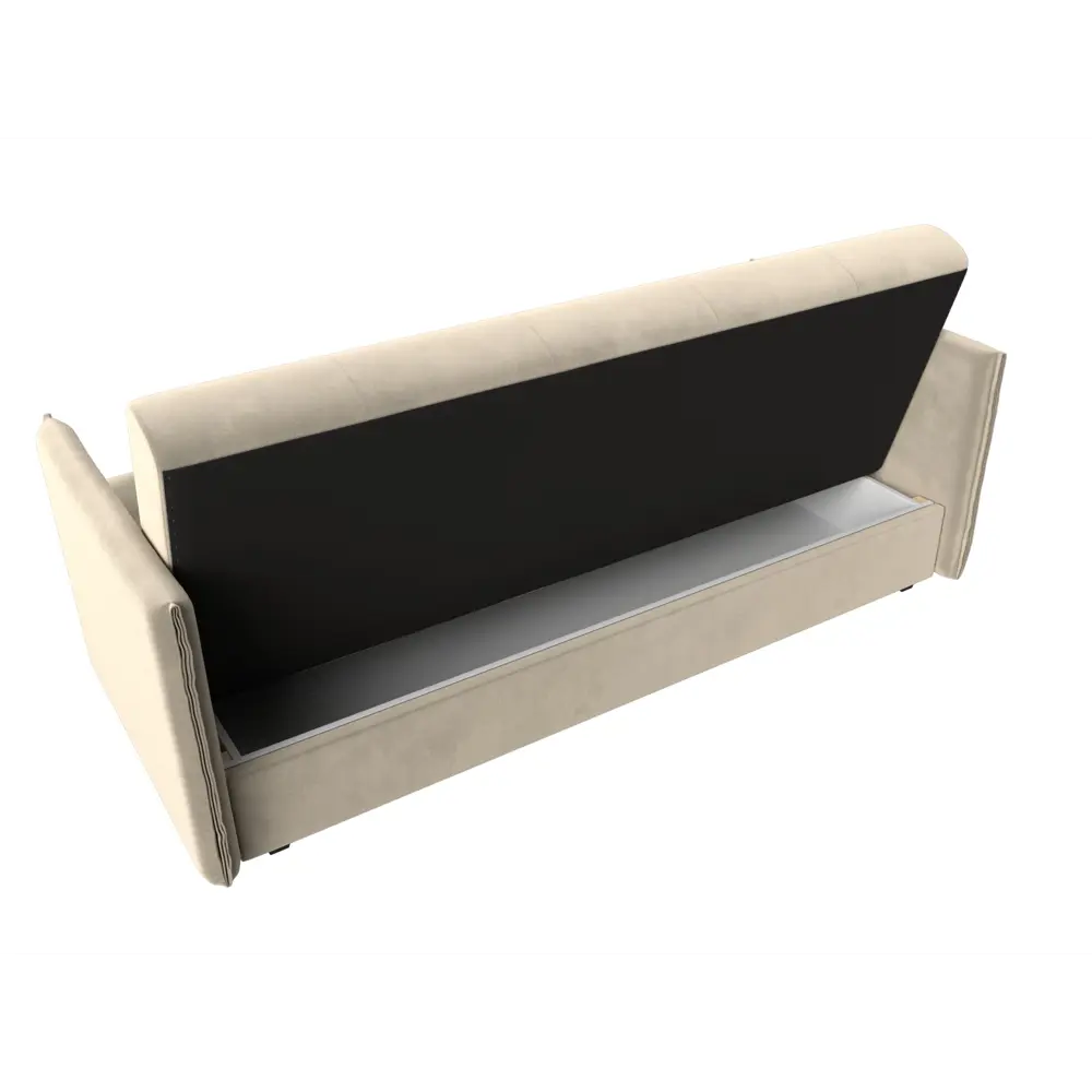 Фото 7 Диван-книжка Лига-018 Лига диванов 117851 192x90x83 см микровельвет цвет бежевый