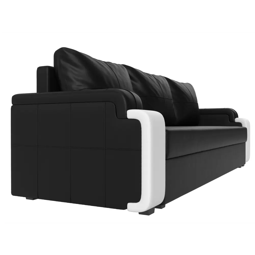 Фото 5 Диван Лига Диванов Николь Лайт 114045 225x99x100 см искусственная кожа цвет черный