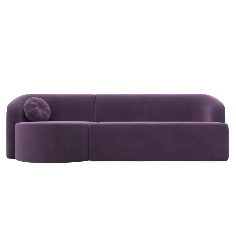 Фото 2 Диван Лига Диванов Лига-027 119550L 257x82x97 см вельвет цвет фиолетовый Фото 2 Диван Лига Диванов Лига-027 119550L 257x82x97 см вельвет цвет фиолетовый