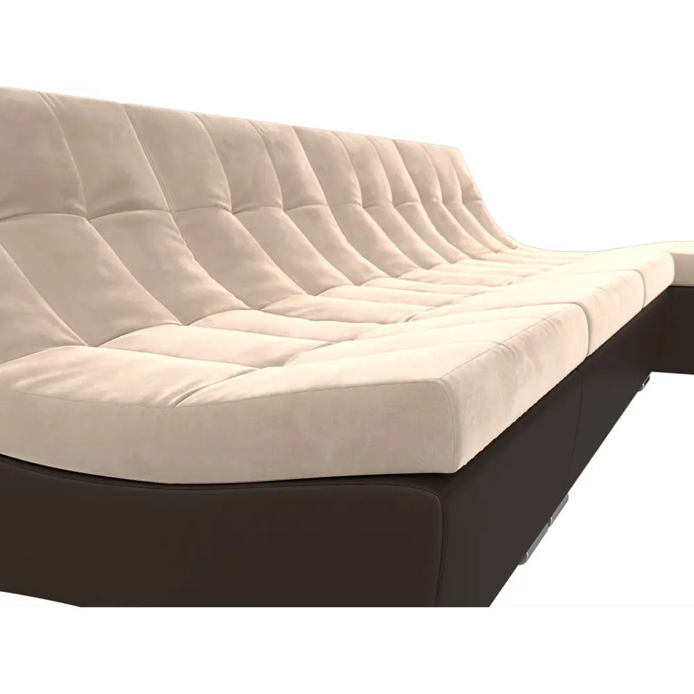 Фото 3 Диван Лига Диванов Монреаль 111497 306x84x171 см велюр цвет бежевый Фото 3 Диван Лига Диванов Монреаль 111497 306x84x171 см велюр цвет бежевый