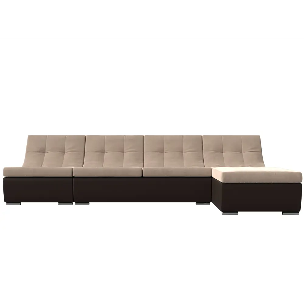 Фото 2 Диван Лига Диванов Монреаль 111497 306x84x171 см велюр цвет бежевый Фото 2 Диван Лига Диванов Монреаль 111497 306x84x171 см велюр цвет бежевый