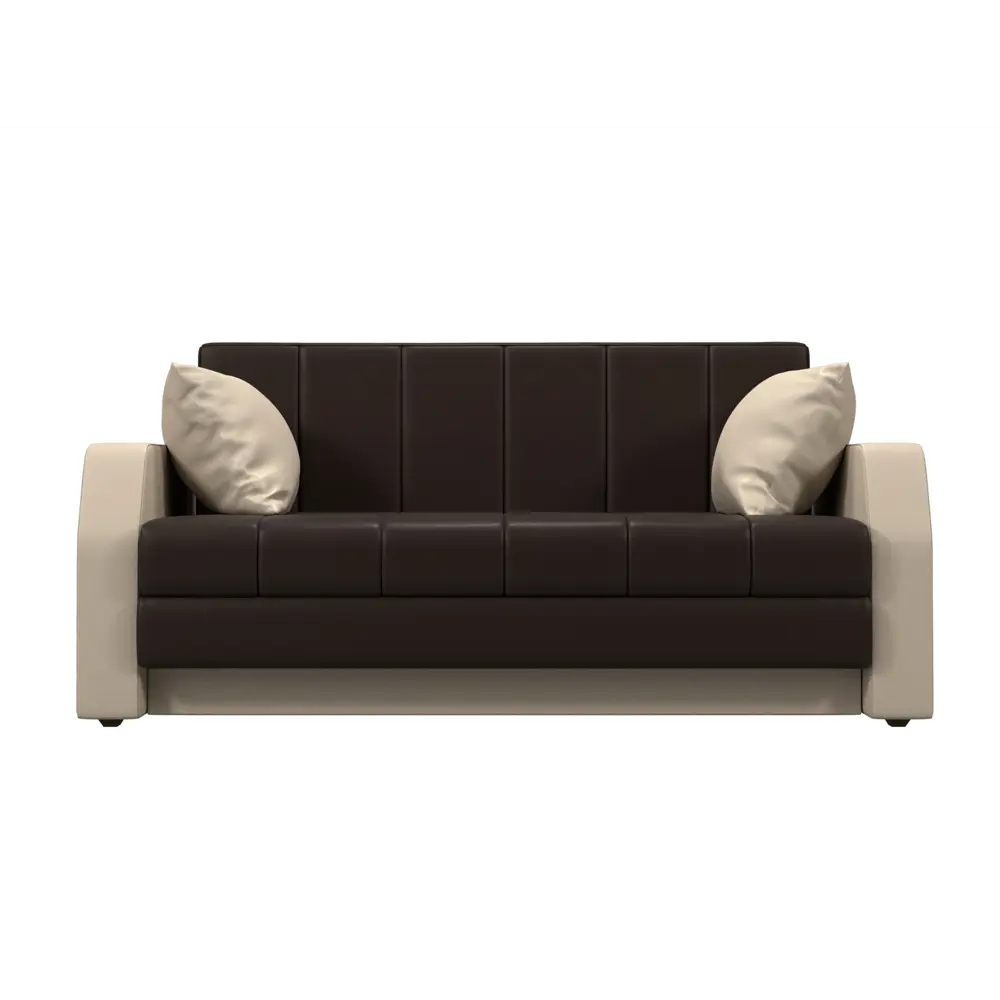 Фото 2 Диван Лига Диванов Малютка 110373 155x74x90 см искусственная кожа цвет коричневый Фото 2 Диван Лига Диванов Малютка 110373 155x74x90 см искусственная кожа цвет коричневый