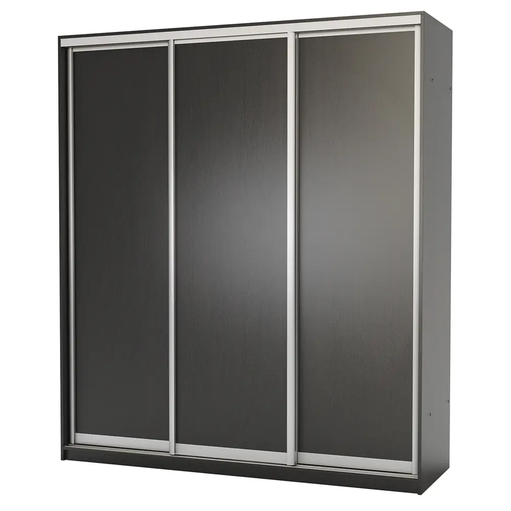 Фото 2 Шкаф-купе 220x180x60 см 9 полок ЛДСП цвет венге Фото 2 Шкаф-купе 220x180x60 см 9 полок ЛДСП цвет венге