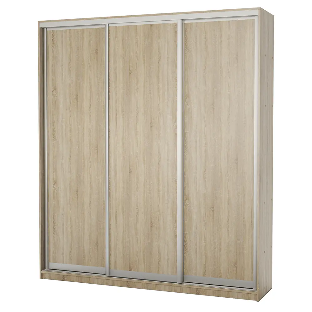 Фото 3 Шкаф-купе 220x220x45 см 12 полок ЛДСП цвет дуб сонома Фото 3 Шкаф-купе 220x220x45 см 12 полок ЛДСП цвет дуб сонома