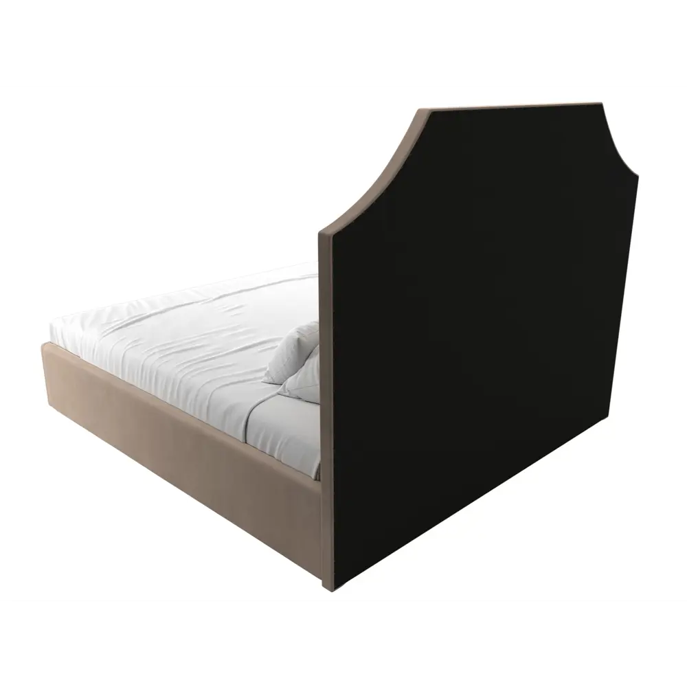 Фото 5 Кровать Лига Диванов Кантри 120670 195x140x211 см велюр цвет бежевый Фото 5 Кровать Лига Диванов Кантри 120670 195x140x211 см велюр цвет бежевый