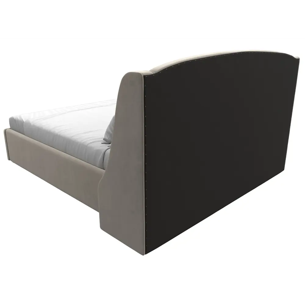 Фото 4 Кровать Лотос 160 Лига диванов 27885 195x120x210 см микровельвет цвет бежевый Фото 4 Кровать Лотос 160 Лига диванов 27885 195x120x210 см микровельвет цвет бежевый