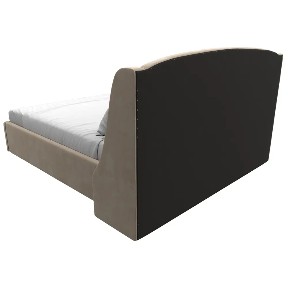 Фото 4 Кровать Лотос 160 Лига диванов 101108 195x120x210 см велюр цвет бежевый