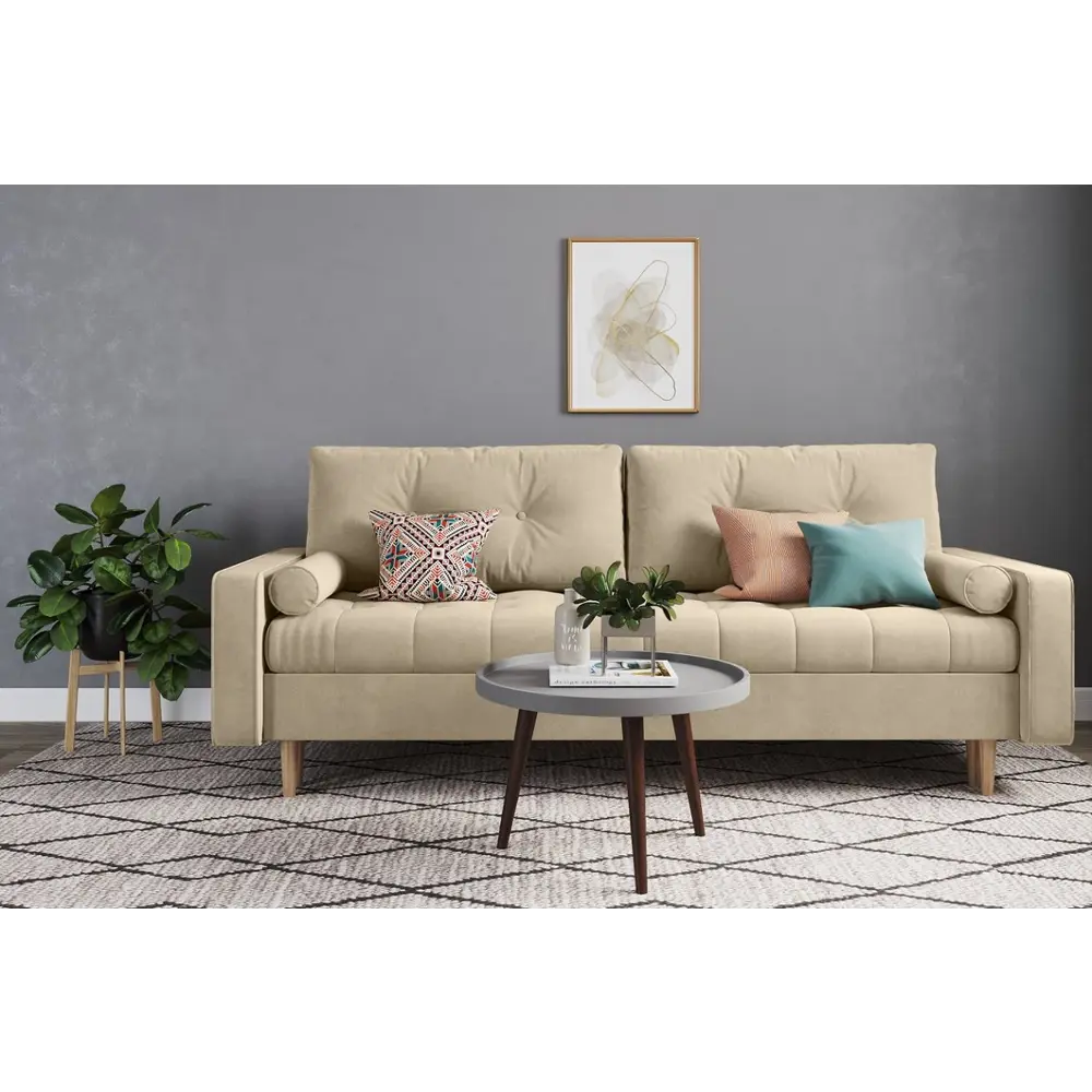 Фото 5 Диван Divan.ru Ситено 218x90x95 см ткань цвет бежевый Фото 5 Диван Divan.ru Ситено 218x90x95 см ткань цвет бежевый