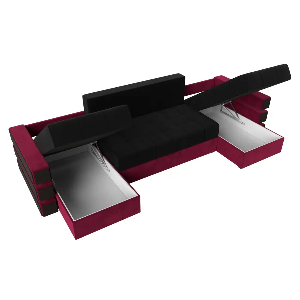 Фото 9 Диван Лига Диванов Венеция 120436 300x85x150 см вельвет цвет черный/бордовый Фото 9 Диван Лига Диванов Венеция 120436 300x85x150 см вельвет цвет черный/бордовый