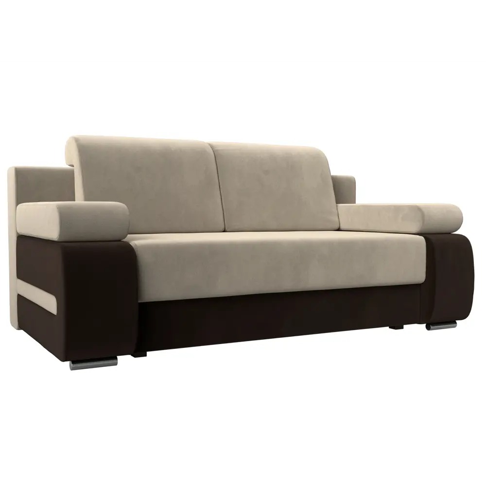 Фото Диван Лига Диванов Денвер 100181 202x100x106 см вельвет цвет бежевый Фото Диван Лига Диванов Денвер 100181 202x100x106 см вельвет цвет бежевый