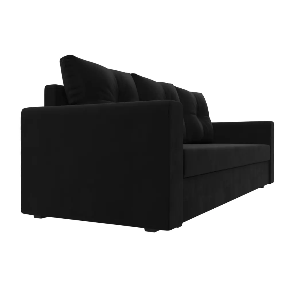 Фото 4 Диван Лига Диванов Атланта Лайт 121193 223x85x79 см вельвет цвет черный Фото 4 Диван Лига Диванов Атланта Лайт 121193 223x85x79 см вельвет цвет черный