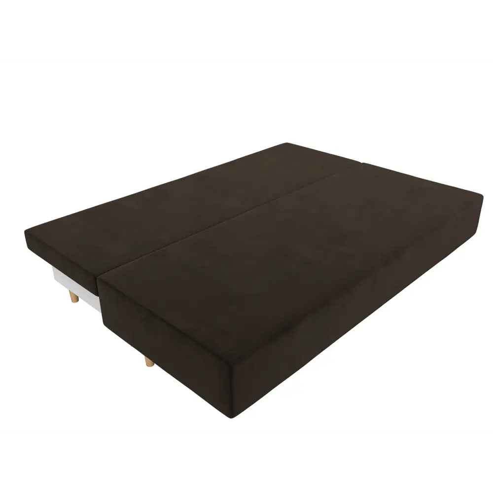 Фото 8 Диван прямой Лига-033 Лига диванов 121079 200x86x83 см микровельвет цвет коричневый