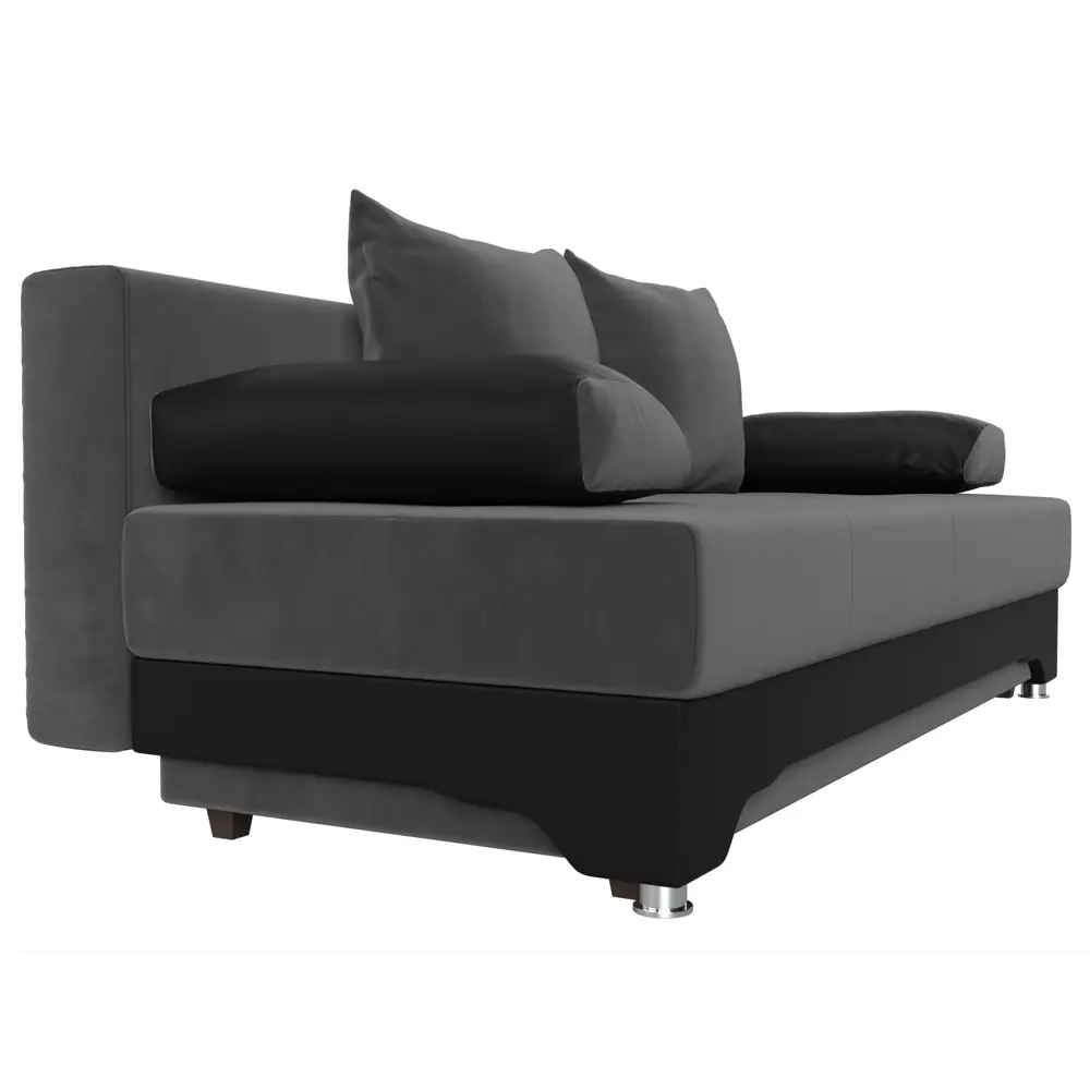 Фото 3 Диван Лига Диванов Ник-2 112140 191x80x91 см велюр цвет серый Фото 3 Диван Лига Диванов Ник-2 112140 191x80x91 см велюр цвет серый