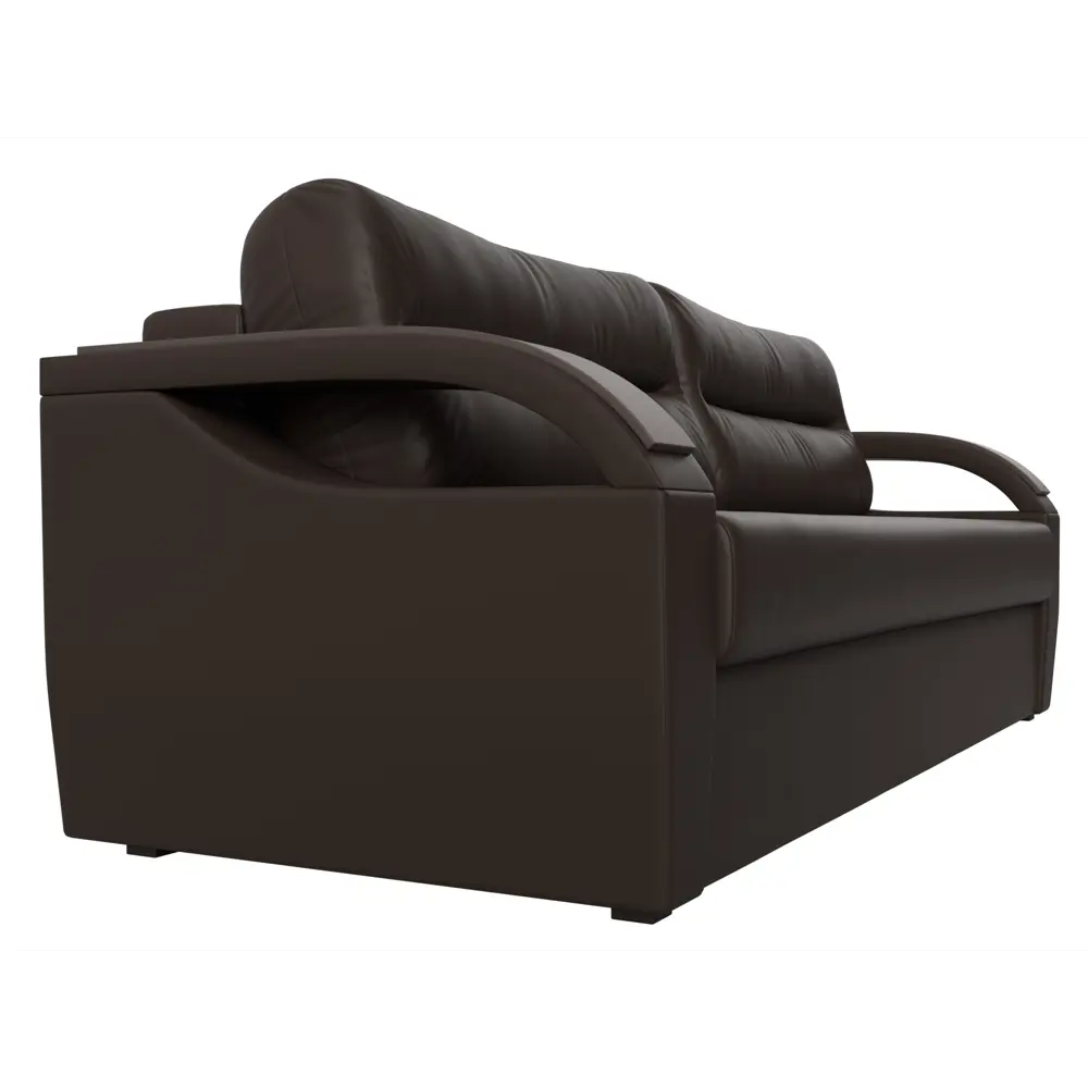 Фото 3 Диван Лига Диванов Форсайт 100769 226x92x96 см искусственная кожа цвет коричневый