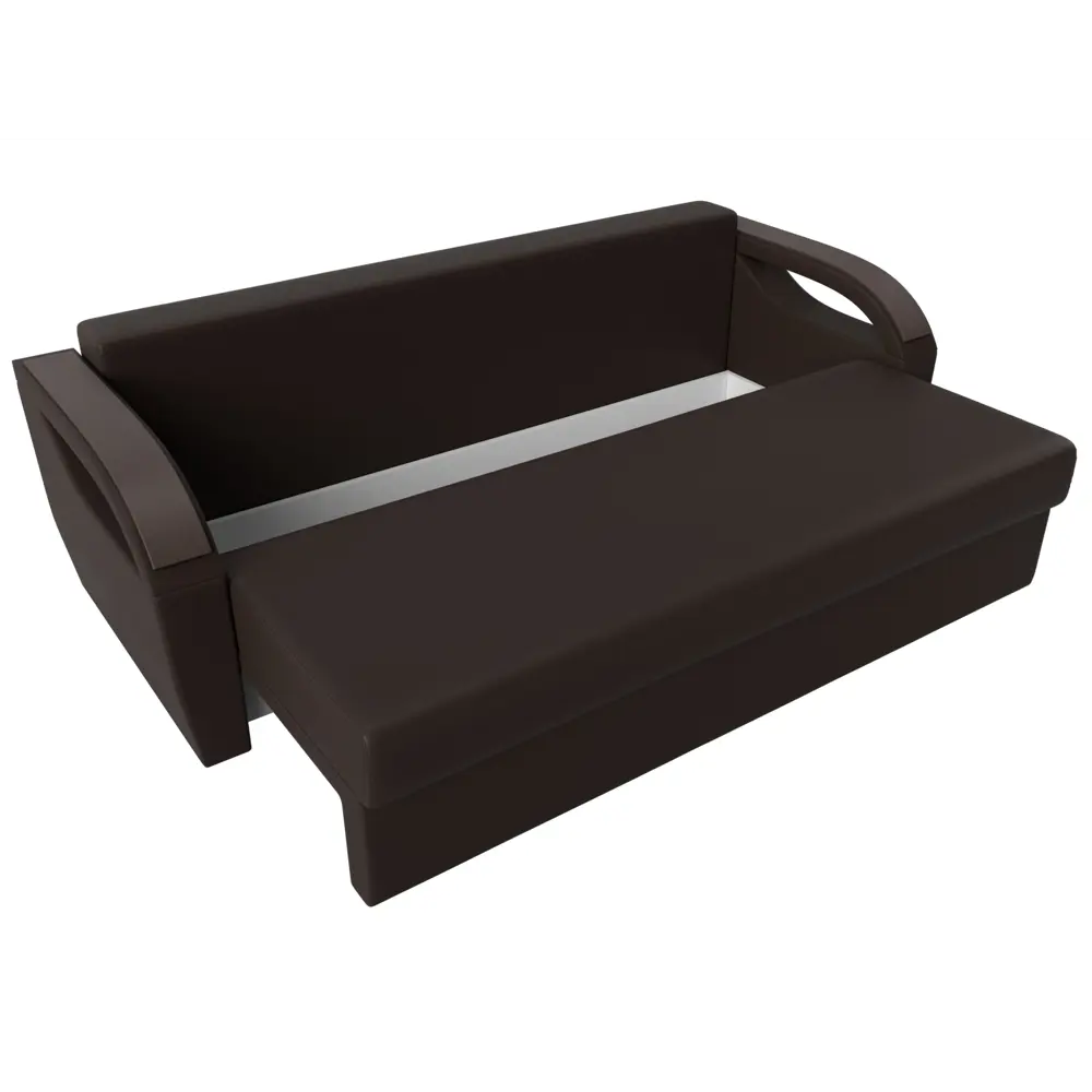 Фото 6 Диван Лига Диванов Форсайт 100769 226x92x96 см искусственная кожа цвет коричневый