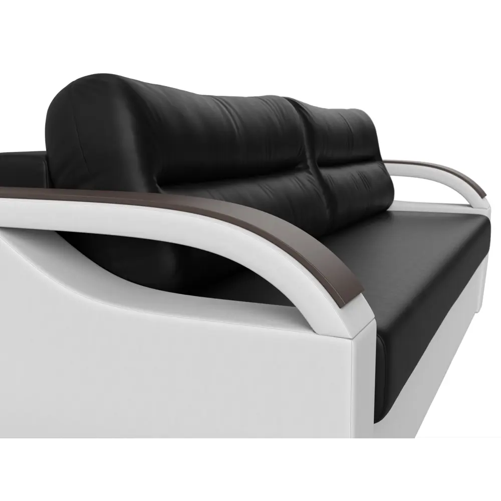 Фото 3 Диван Лига Диванов Форсайт 111709 226x92x96 см искусственная кожа цвет черный