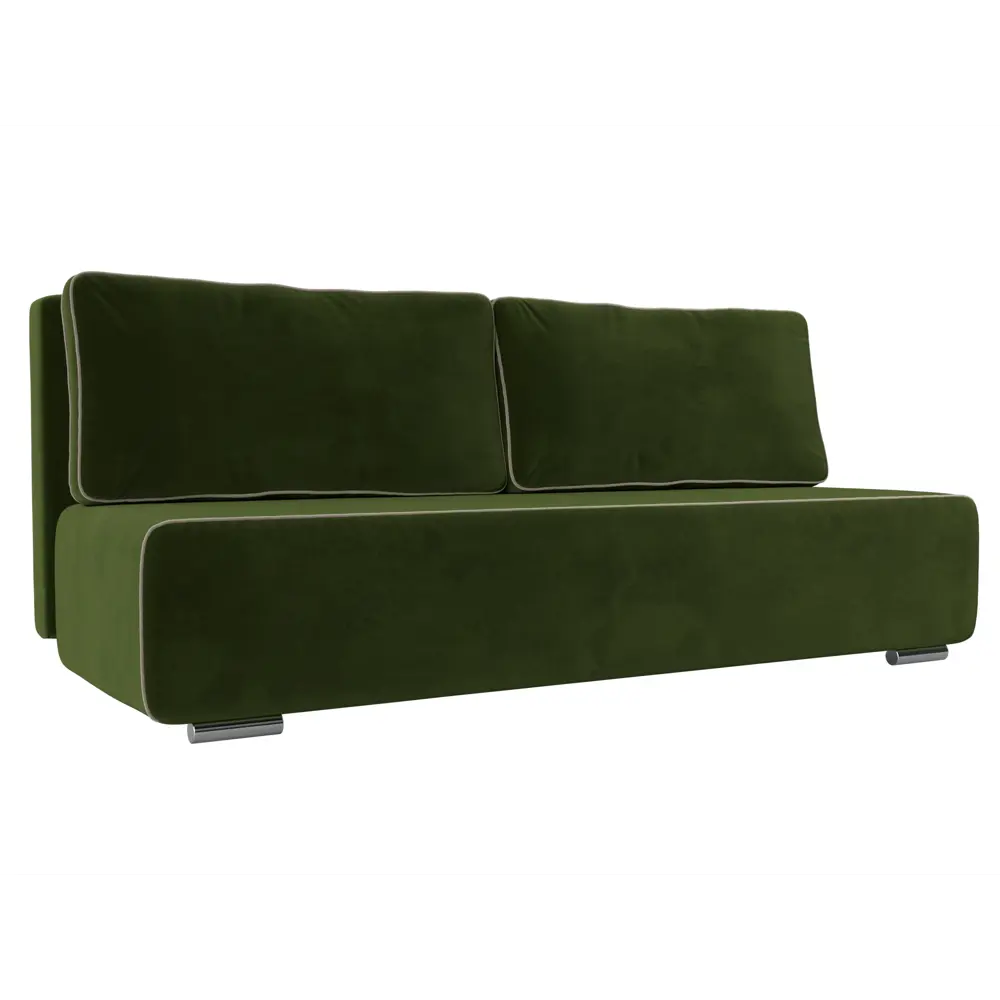 Фото Диван Лига Диванов Уно 113252 205x85x91 см вельвет цвет зеленый Фото Диван Лига Диванов Уно 113252 205x85x91 см вельвет цвет зеленый