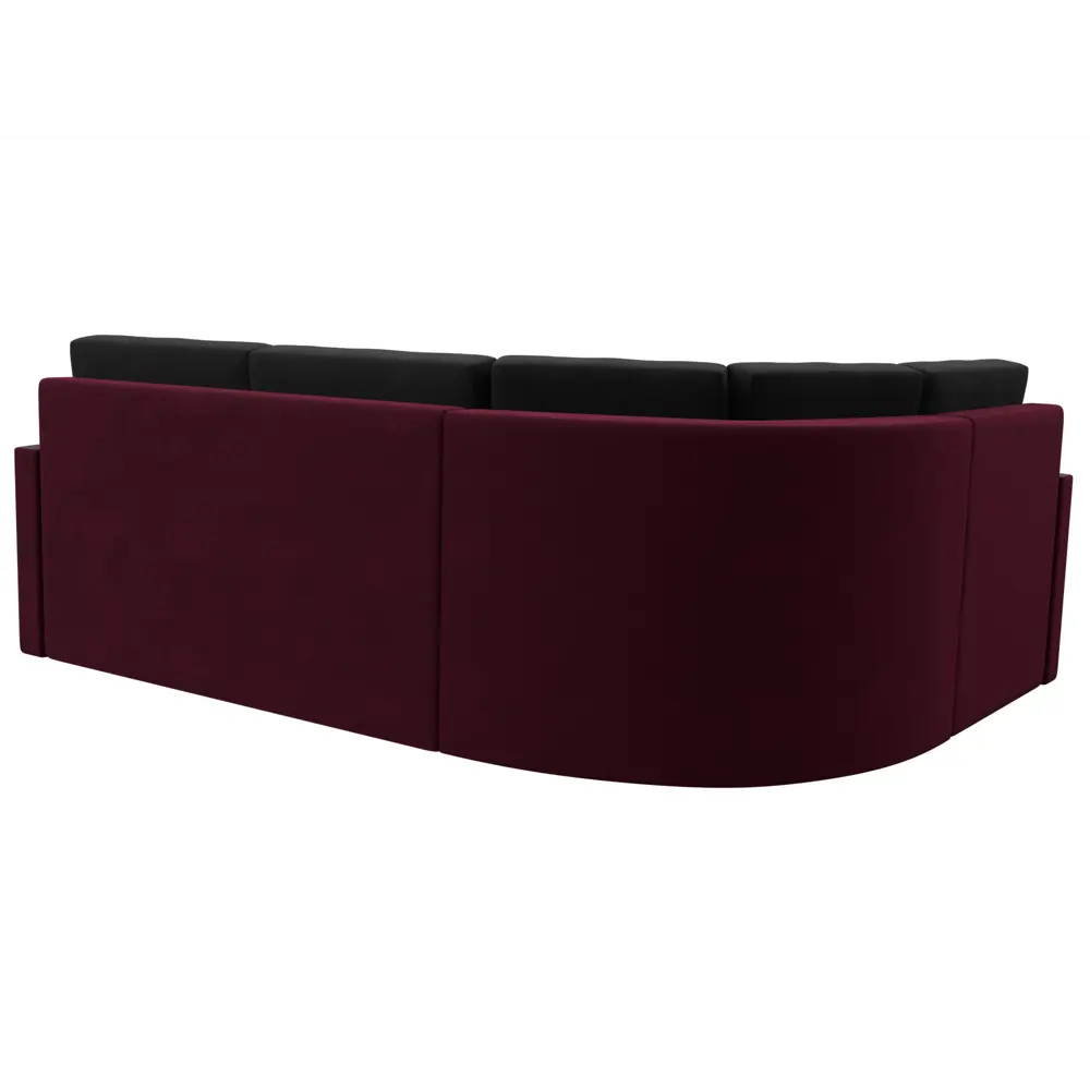 Фото 4 Диван Лига Диванов Белла 117646L 233x90x169 см вельвет цвет черный/красный Фото 4 Диван Лига Диванов Белла 117646L 233x90x169 см вельвет цвет черный/красный