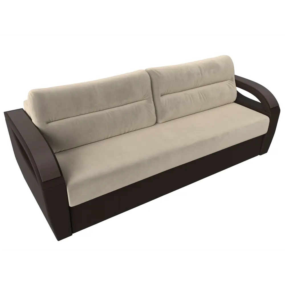 Фото 5 Диван Лига Диванов Форсайт 100747 226x92x96 см вельвет цвет бежевый