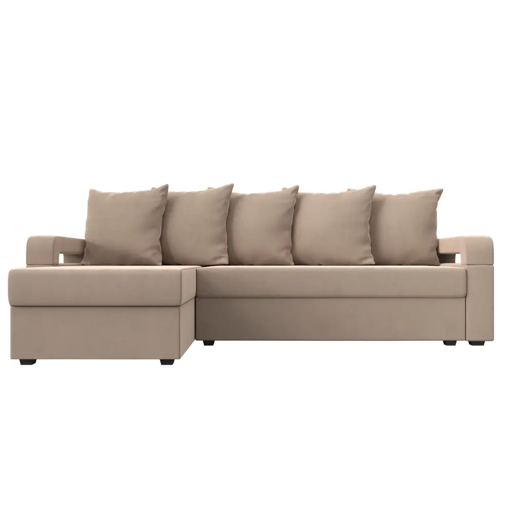 Фото 2 Диван Лига Диванов Гермес левый угол Лайт 112709L 231x90x141 см велюр цвет бежевый