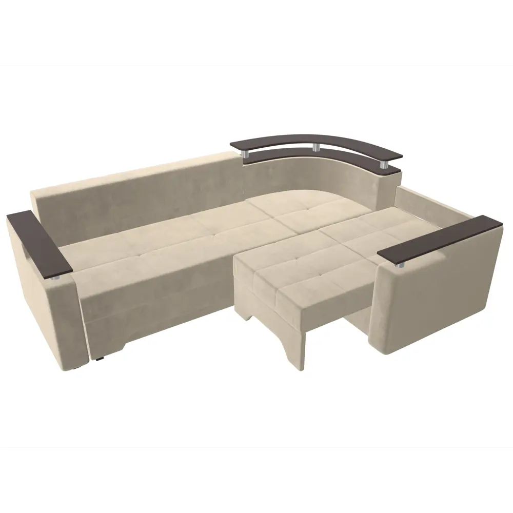 Фото 8 Диван Лига Диванов Комфорт 102602 254x80x178 см вельвет цвет бежевый Фото 8 Диван Лига Диванов Комфорт 102602 254x80x178 см вельвет цвет бежевый