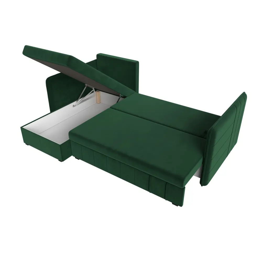 Фото 8 Диван угловой Слим левый угол Лига диванов 119968L 208x85x140 см велюр цвет зеленый Фото 8 Диван угловой Слим левый угол Лига диванов 119968L 208x85x140 см велюр цвет зеленый