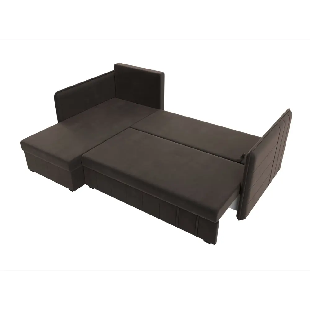 Фото 7 Диван угловой Слим левый угол Лига диванов 119966L 208x85x140 см велюр цвет коричневый Фото 7 Диван угловой Слим левый угол Лига диванов 119966L 208x85x140 см велюр цвет коричневый