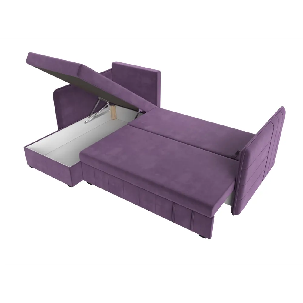Фото 8 Диван угловой Слим левый угол Лига диванов 119978L 208x85x140 см микровельвет цвет сиреневый Фото 8 Диван угловой Слим левый угол Лига диванов 119978L 208x85x140 см микровельвет цвет сиреневый