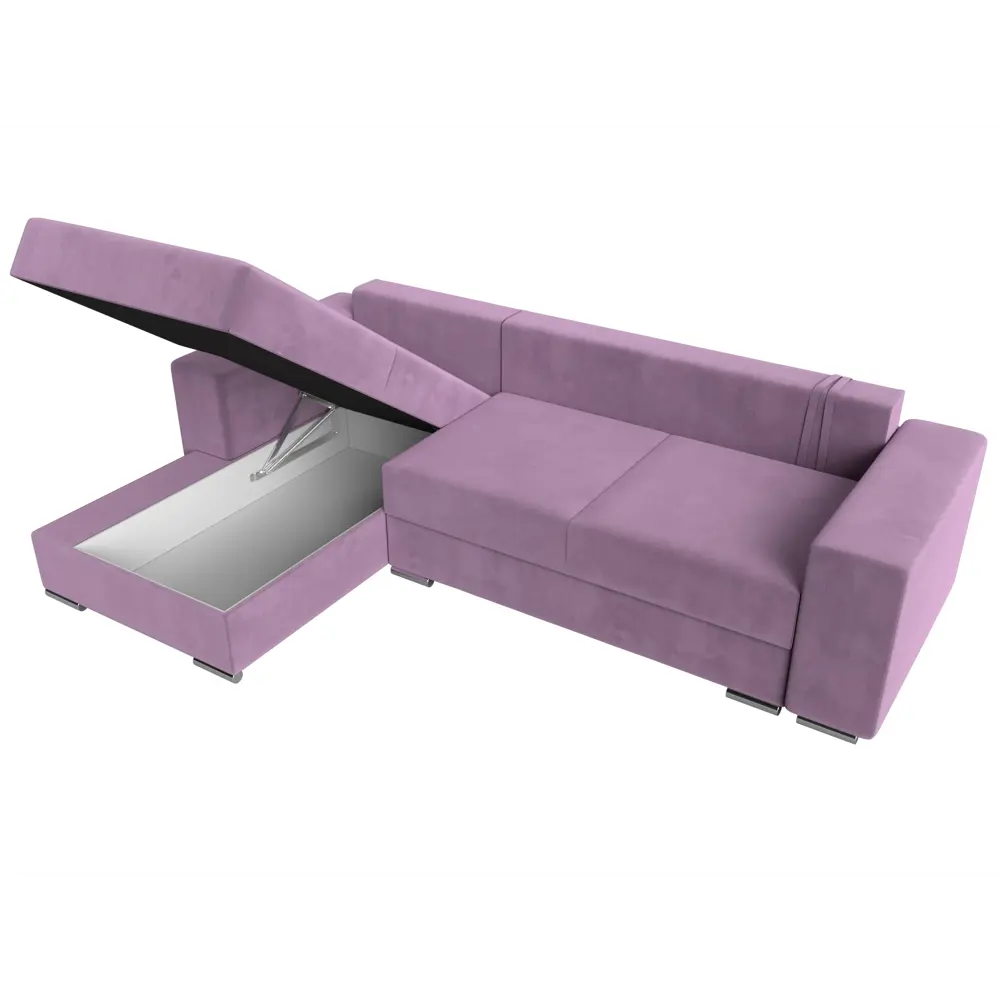 Фото 8 Диван Лига Диванов Дрезден 111800L 283x93x177 см вельвет цвет фиолетовый Фото 8 Диван Лига Диванов Дрезден 111800L 283x93x177 см вельвет цвет фиолетовый