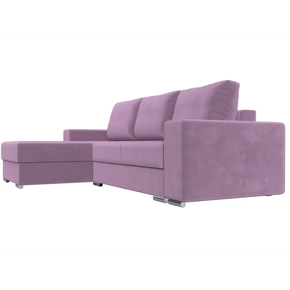 Фото 3 Диван Лига Диванов Дрезден 111800L 283x93x177 см вельвет цвет фиолетовый Фото 3 Диван Лига Диванов Дрезден 111800L 283x93x177 см вельвет цвет фиолетовый