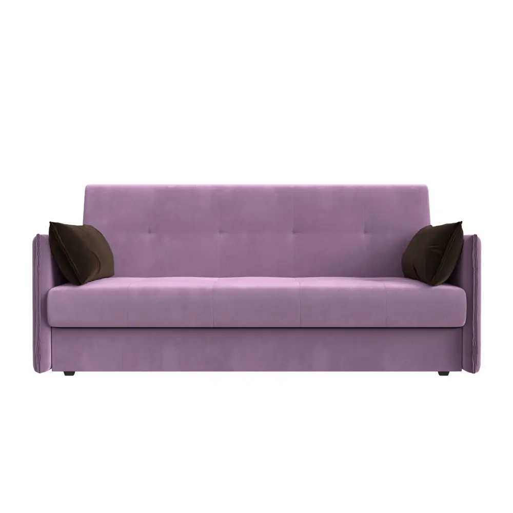 Фото 2 Диван Лига Диванов Лига-018 117865 192x90x83 см вельвет цвет фиолетовый