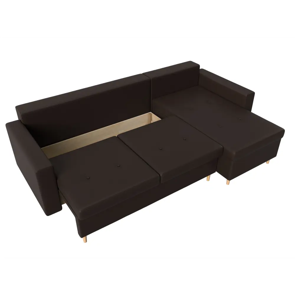 Фото 6 Диван Лига Диванов Белфаст 28724 225x93x148 см искусственная кожа цвет коричневый Фото 6 Диван Лига Диванов Белфаст 28724 225x93x148 см искусственная кожа цвет коричневый