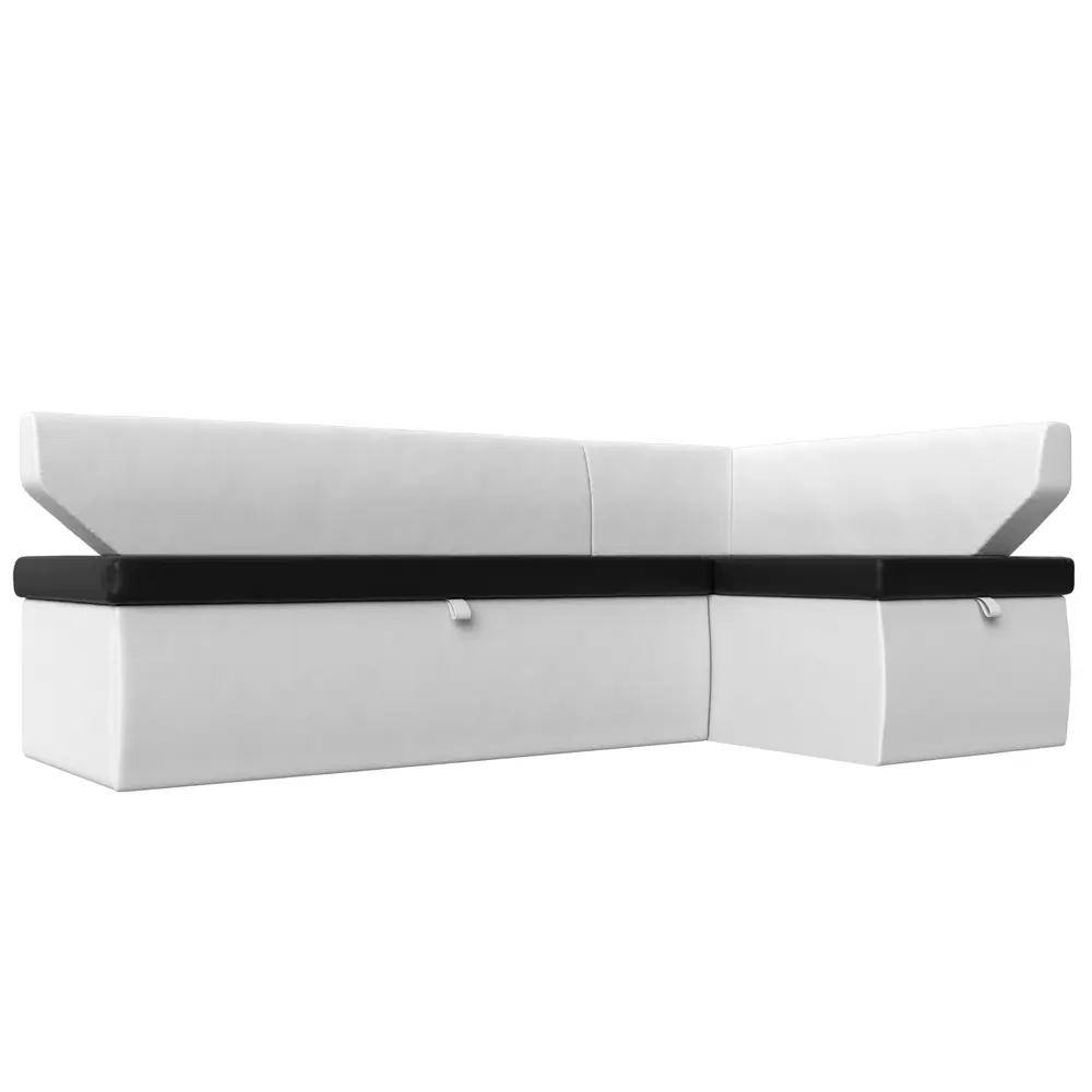 Фото Диван Лига Диванов Омура 113238 188x79x110 см искусственная кожа цвет черный Фото Диван Лига Диванов Омура 113238 188x79x110 см искусственная кожа цвет черный