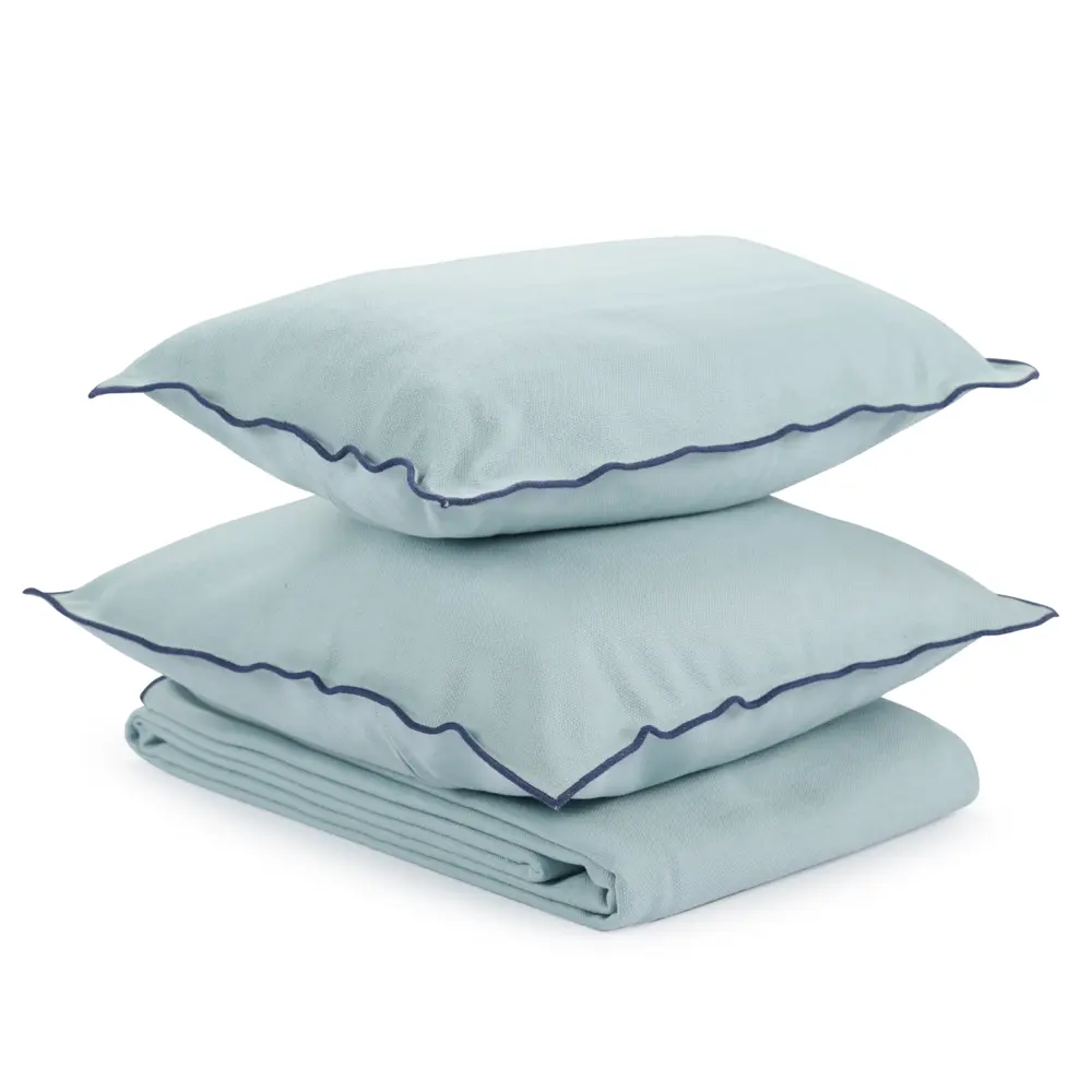 Фото 5 Покрывало Tkano Essential TK20-BS0013, 180x250 см, хлопок, цвет голубой Фото 5 Покрывало Tkano Essential TK20-BS0013, 180x250 см, хлопок, цвет голубой