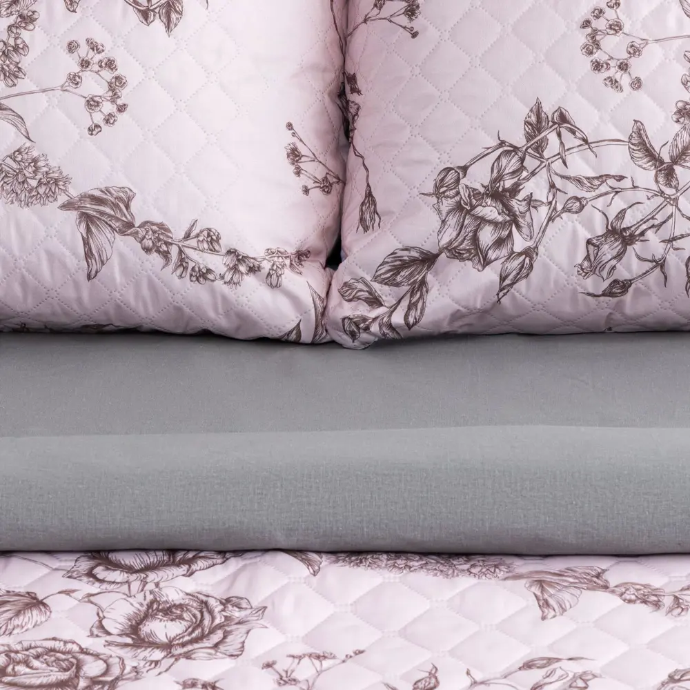 Фото 2 Комплект Этель Beige rose покрывало 180x220 ±5 см и наволочки 50x70 - 2 шт, микрофибра