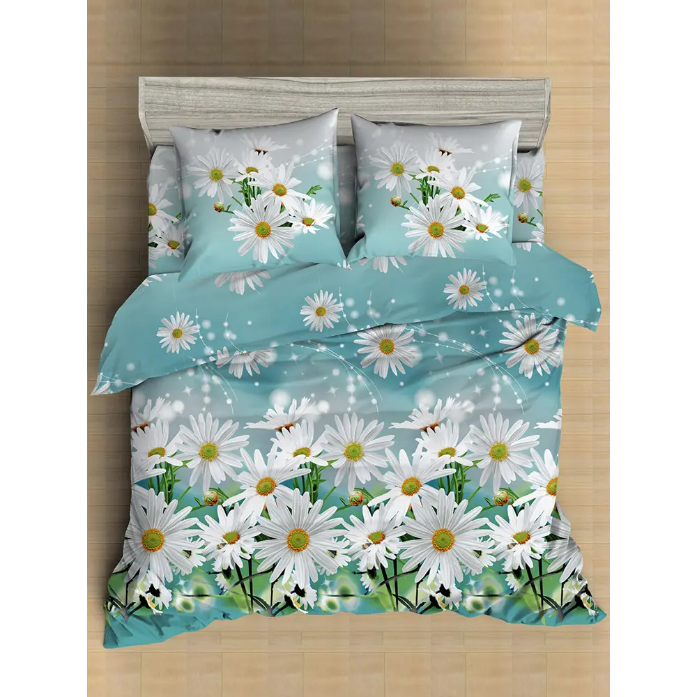 Фото 3 Комплект постельного белья Amore mio Мако-сатин 28386, двуспальный, микрофибра цвет зеленый Фото 3 Комплект постельного белья Amore mio Мако-сатин 28386, двуспальный, микрофибра цвет зеленый