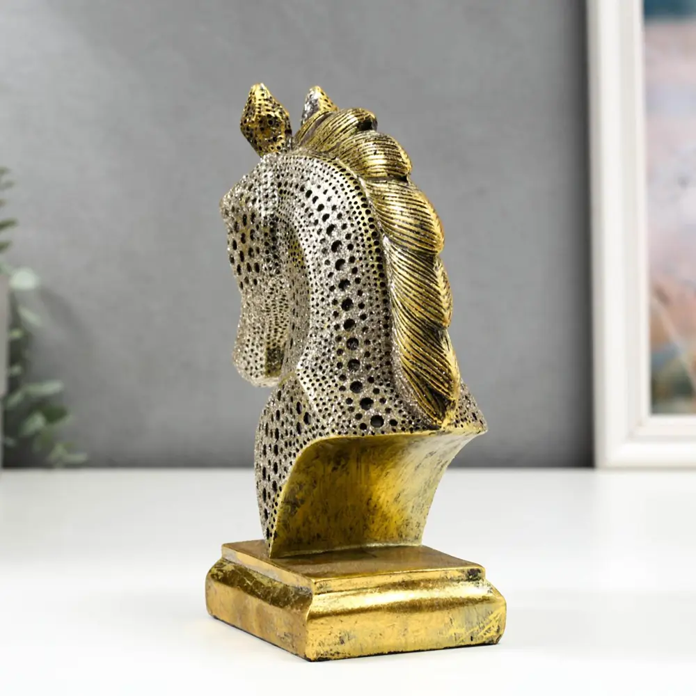 Фото 5 Держатели/ограничители для книг "Золотой конь - в точку" 20x14x7.5 см