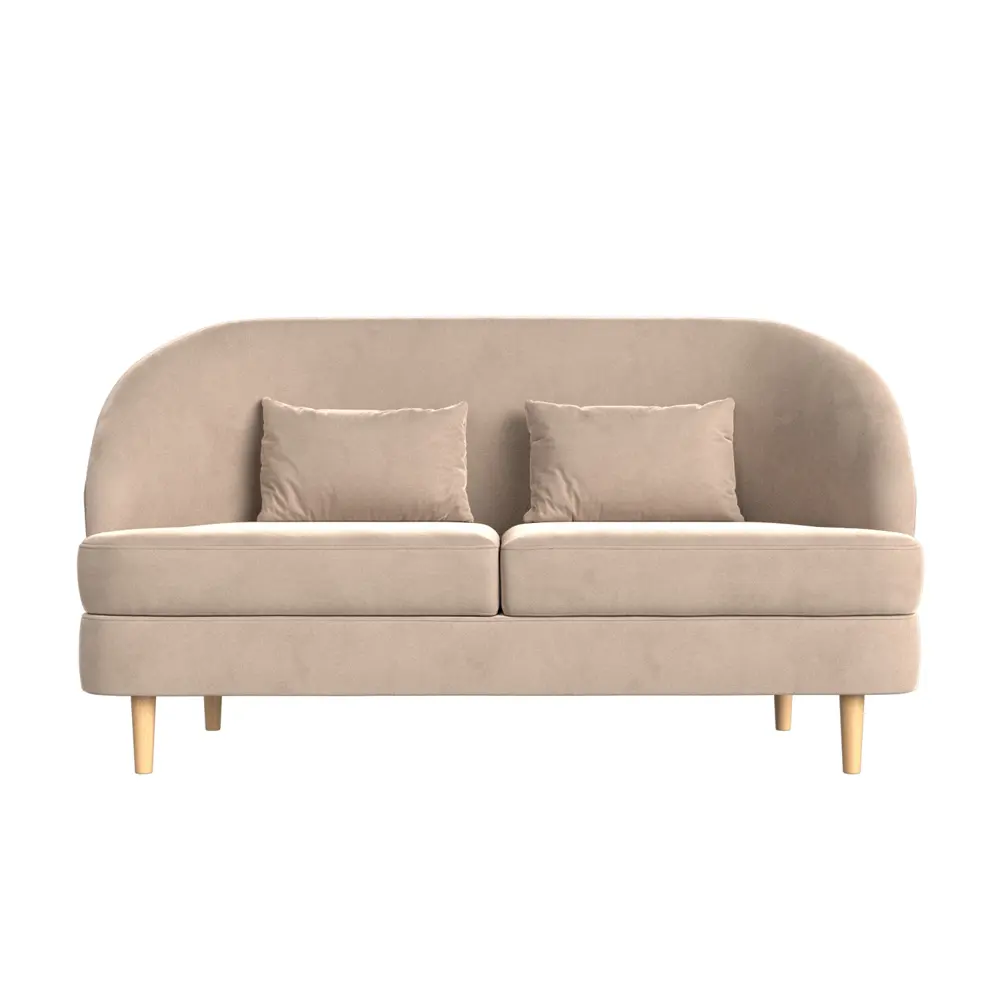 Фото 2 Кушетка Атико Лига диванов 109879 144x82x63 см велюр цвет бежевый Фото 2 Кушетка Атико Лига диванов 109879 144x82x63 см велюр цвет бежевый