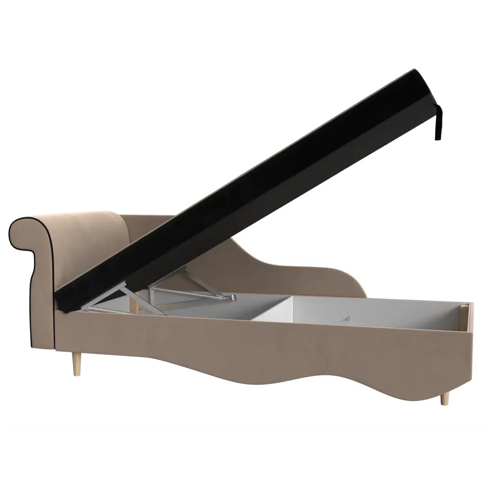 Фото 7 Диван Лига Диванов Лорд 119341L 225x84x85 см велюр цвет черный Фото 7 Диван Лига Диванов Лорд 119341L 225x84x85 см велюр цвет черный