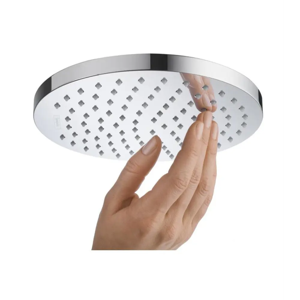 Фото 3 Лейка для верхнего душа Hansgrohe 00000092290 круглый цвет хром Фото 3 Лейка для верхнего душа Hansgrohe 00000092290 круглый цвет хром