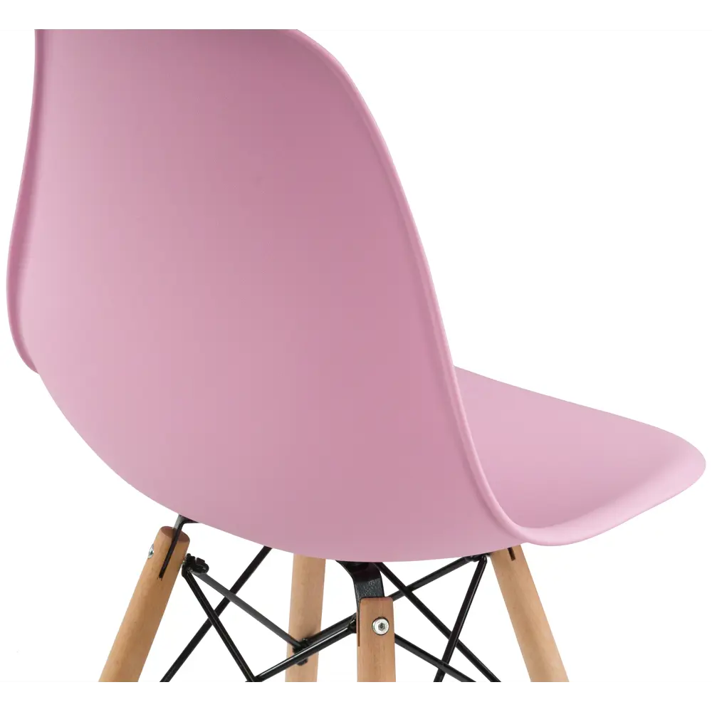 Фото 7 Стул Woodville Eames Pc-015 46x83x49 см пластик цвет светло-розовый