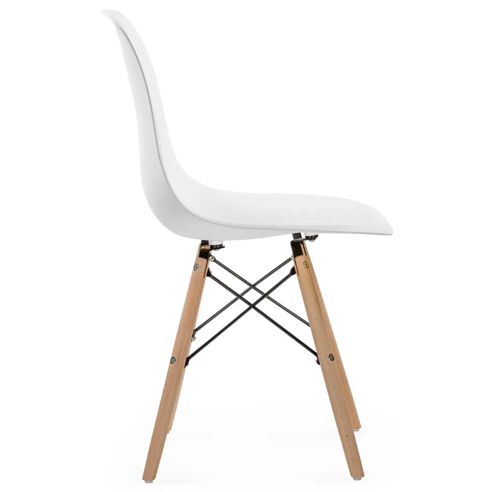 Фото 5 Стул Woodville Eames PC-015 46x83x49 см пластик цвет белый Фото 5 Стул Woodville Eames PC-015 46x83x49 см пластик цвет белый