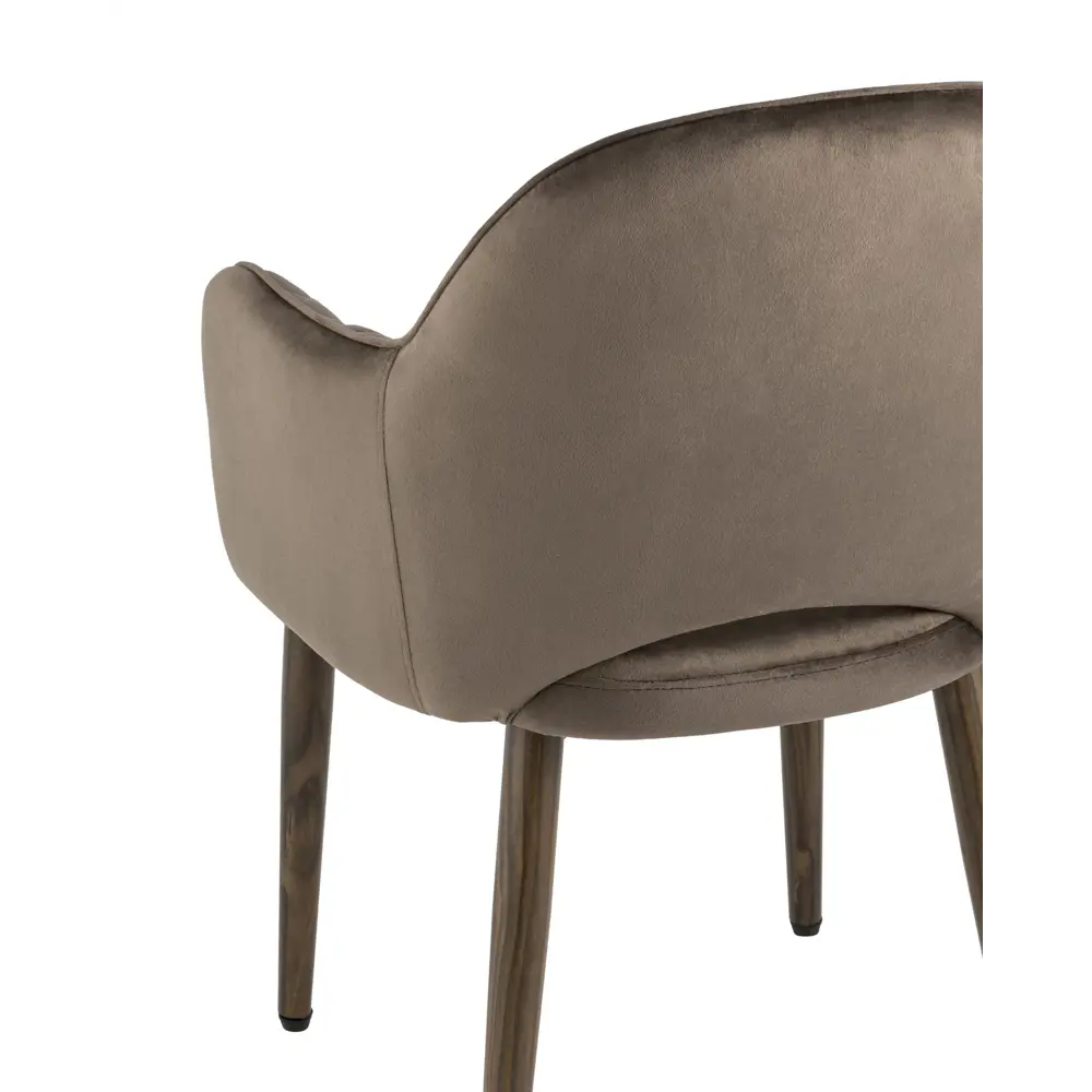 Фото 7 Кухонный стул Stool Group Диамант new 82x64x49 см велюр цвет коричневый Фото 7 Кухонный стул Stool Group Диамант new 82x64x49 см велюр цвет коричневый