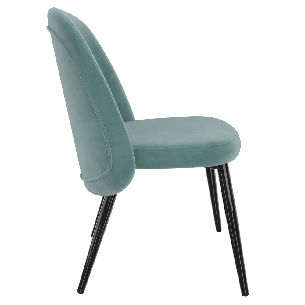 Фото 4 Стул Milavio Мартин 16Ч 46x85x58 см текстиль цвет голубой Фото 4 Стул Milavio Мартин 16Ч 46x85x58 см текстиль цвет голубой