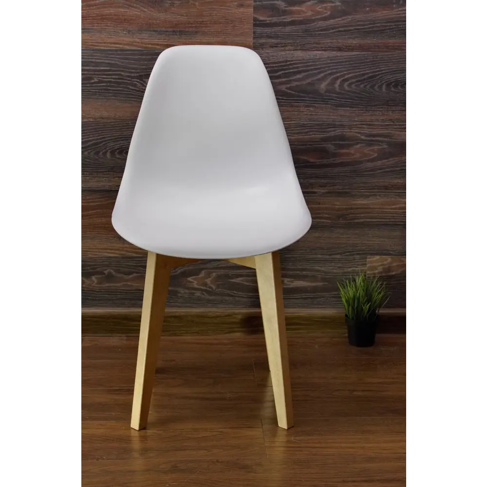 Фото 2 Комплект стульев 2 шт Zip-Mebel Сашш 45x83x46 см ABS-пластик цвет белый/светлое дерево Фото 2 Комплект стульев 2 шт Zip-Mebel Сашш 45x83x46 см ABS-пластик цвет белый/светлое дерево