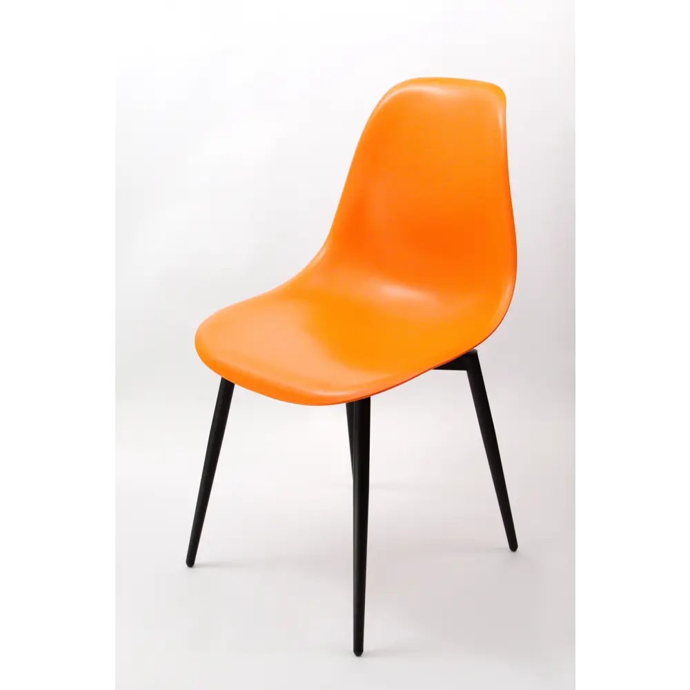Фото 2 Комплект стульев 3 шт Zip-Mebel Туссе 45x83x46 см ABS-пластик цвет оранжевый/черный Фото 2 Комплект стульев 3 шт Zip-Mebel Туссе 45x83x46 см ABS-пластик цвет оранжевый/черный
