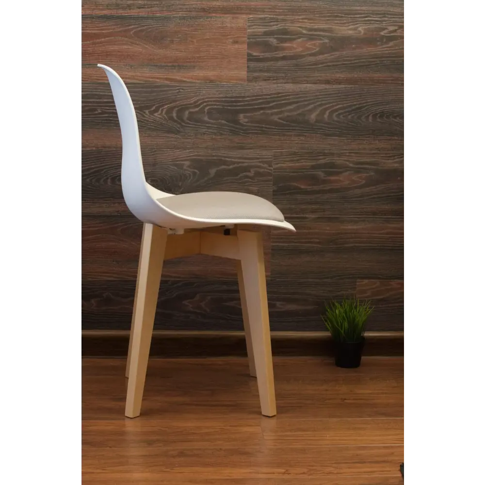 Фото 7 Комплект стульев 3 шт Zip-mebel Сашш 45x83x46 см велюр цвет белый/светло-серый/бежевый Фото 7 Комплект стульев 3 шт Zip-mebel Сашш 45x83x46 см велюр цвет белый/светло-серый/бежевый
